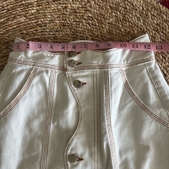 Farm Rio Denim Wave Maxi Skirt Sz 24 NWT - Picture 9 of 9